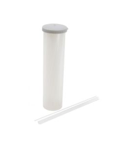 100PK Microhematocrit Capillary Tubes, 100mm - 13mm ID - Open Both Ends - Borosilicate 3.3 Glass - Non-Heparinized - Eisco Labs