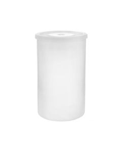 Empty Film Canister, 2 x 1.25" - Tight Sealing Lid - High Density Polyethylene - Eisco Labs