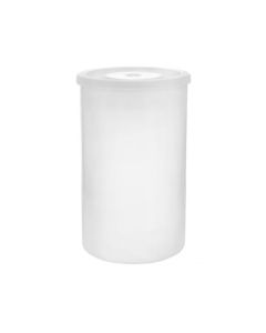 Empty Film Canister, 2 x 1.25" - Tight Sealing Lid - High Density Polyethylene - Eisco Labs