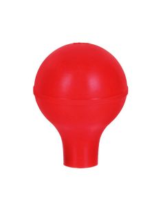 Rubber Bulb, 100ml - Pear Shaped - Heavy Weight Rubber - For use with Pipettes Measuring 0.25" - 0.30" - Eisco Labs
