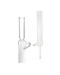 Liebig Condenser, 400mm - Inner Integral Tube and 2 Side Arms - Borosilicate Glass - Eisco Labs