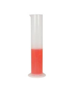Graduated Cylinder, 1000mL - Polypropylene, Round Base - 10mL Raised Graduations, Hex/Round Base - Eisco Labs