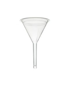 Filter Funnel, 2" - Polyethylene Plastic - Resistant to Acids & Alkalis - Great for Laboratory, Classroom or Home Use - Eisco Labs