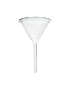 Filter Funnel, 2.6" - Polyethylene Plastic - Resistant to Acids & Alkalis - Great for Laboratory, Classroom or Home Use - Eisco Labs