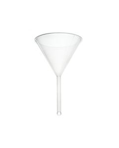 Filter Funnel, 3.6" - Polyethylene Plastic - Resistant to Acids & Alkalis - Great for Laboratory, Classroom or Home Use - Eisco Labs