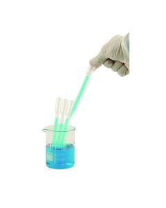 100PK Disposable Pipette, 3mL - LDPE Plastic, Graduated - Chemical Resistant - Eisco Labs