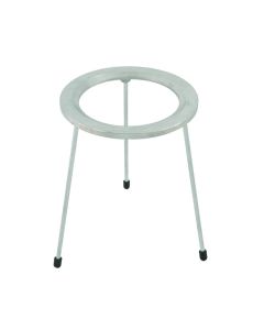 Lab Tripod Stand, Circular, 6.25" Diameter, 8.25" Height, Zinc Plated Cast Iron and Mild Steel - Eisco Labs