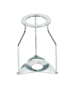 Lab Tripod - Chrome Plated Steel - 7" Tall, 2.5" Inner Diameter - Eisco Labs