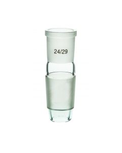 Reduction Adapter, 24/29 Socket Size, 29/32 Cone Size, Borosilicate Glass - Eisco Labs