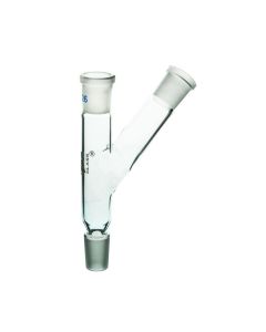 Multiple Adapter, Two Necks - Socket Size: 19/26 - Cone Size: 19/26 - Borosilicate Glass - Eisco Labs