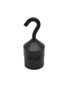 20g Iron Hooked Weight with Slotted Base to Hang Additional Weights - Eisco Labs