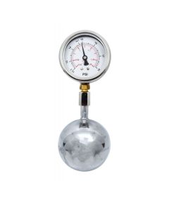Jolly Bulb with Attached Manometer, Superior Metal - 3.15" Diameter Bulb - Explore Relationship Between Pressure and Temperature - Eisco Labs