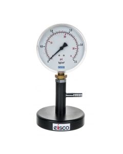 Eisco Labs Bourdon Gauge (Range: 0-2.5 kg/cm2 and 0-35 psi) (0.340in diameter nipple)