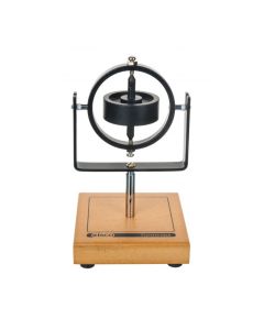 Eisco Labs Premium Gyroscope and Gimbal Cradle on Wooden Base