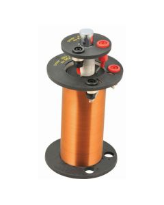 Eisco Labs Demonstration Induction Coil with Primary Coil, Secondary Coil, and Cylindrical Magnet - Core 160mm Long, 15mm Diameter (RoHS Compliant)