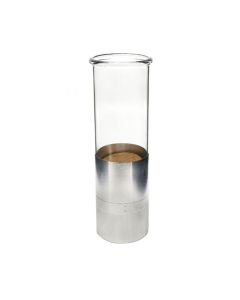 Leyden Jar for Eisco Labs Wimshurst Machine (PH0848C) - 2" Inner Diameter, 6.5" Tall - Eisco Labs