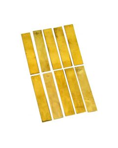 Eisco Labs Brass Electrode Strip 100 x 19mm