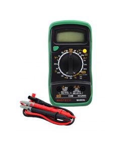 Digital Multimeter Model M-830L - DC Voltage 200mV - 600V /  AC Voltage 200V - 600V - Testing Leads, Battery & Instructions Included - Drop Resistant Case - Eisco Labs