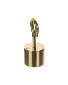 Single Hooked Weight Brass 10 grams (0.022 Lbs.) Eisco Labs