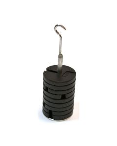 Eisco Labs Set of 9 20g Weights on Hanger - For Physics Experiments
