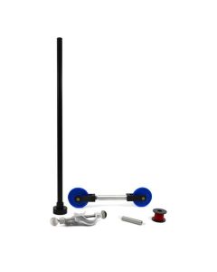 Atwood Machine Kit - Experiment Components Only - Useful in Studying Newton's Law - Atwood Machine, Right Angle Clamp, String Spool & Spring - (Base Not Included) - Visual Scientifics by Eisco