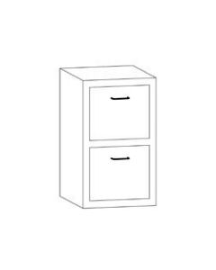 Hann FD-2 Modular Steel Base Cabinet With Two Large Drawers 18 x 21