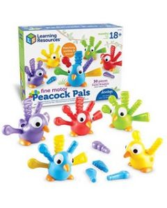 Fine Motor Peacock Pals