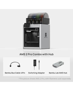 Bambu Lab X1 Carbon + AMS Pro 2 Combo Bundle with AMS Hub (For Multiple AMS)