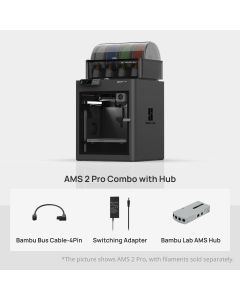 Bambu Lab P1S + AMS Pro 2 Combo Bundle with AMS Hub (For Multiple AMS)