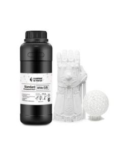 FlashForge LCD 3D Printer Standard Resin 500ml - White