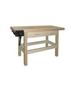 Hann G-1 Woodworking Bench With Storage Drawer and Vise 22 x 52