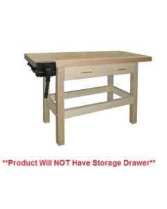 Hann G-2 Woodworking Bench With Vise 22 x 52