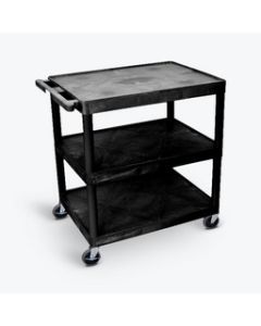 Utility Cart - 3 Shelves Structural Foam Plastic