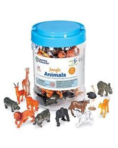 Jungle Animal Counters, Set of 60