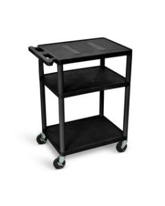 34"H AV Cart - Three Shelves