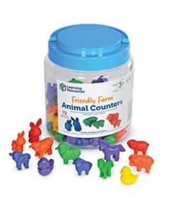 Friendly Farm® Animal Counters, Set of 72