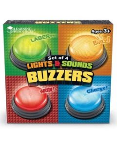 Lights & Sounds Answer Buzzers, Set of 4