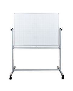 48” x 36” Mobile Magnetic Combination Ghost Grid/Whiteboard