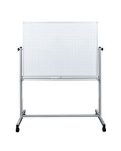48” x 36” Mobile Magnetic Combination Ghost Grid/Whiteboard