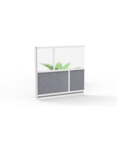 Modular Room Divider Wall System - 53" x 48" Add-On Wall