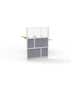 Modular Room Divider Wall System - 53" x 70" Starter Wall