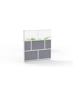 Modular Room Divider Wall System - 70" x 70" Add-On Wall