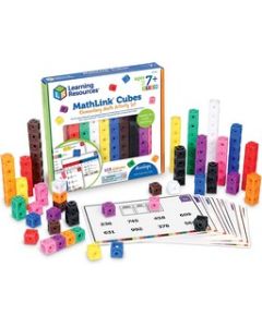 Learning Resources MathLink Cubes Elementary Math Activity Set