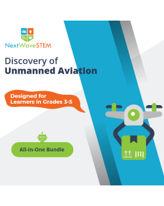 NextWaveSTEM | Discovery of Unmanned Aviation |  All-In-One Bundle | Designed for learners in Grades 3-5  