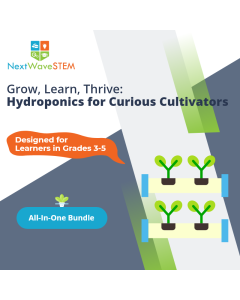 NextWaveSTEM | Hydroponics Systems: Gardening Without Soil | All in one | Designed for learners in Grades 3-5