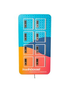 KwikBoost® 8-Bay Phone Charging Locker with Custom Graphics