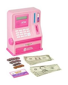 Pretend and Play® Teaching ATM  Bank - Pink