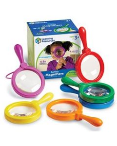 Primary Science®Jumbo Magnifiers, Set of 6 (without stand)
