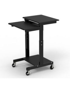 Adjustable-Height Presentation Workstation