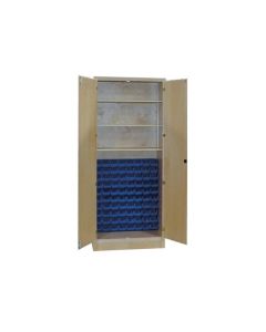 Hann PSC-18 Parts Storage Cabinet With 80 Storage Bins and Three Shelves 18 x 36